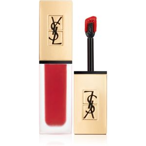 Yves Saint Laurent Tatouage Couture ultra matující tekutá rtěnka odstín 12 Red Tribe - Rich True Red 6 ml