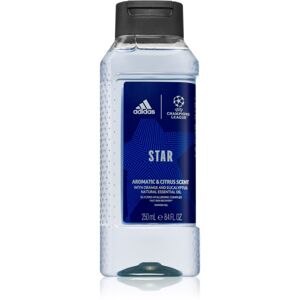 Adidas UEFA Champions League Star osvěžující sprchový gel pro muže 250 ml