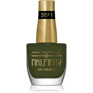 Max Factor Nailfinity Gel Colour gelový lak na nehty bez užití UV/LED lampy odstín 595 Green Room 12 ml