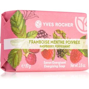 Yves Rocher Raspberry & Mint tuhé mýdlo 80 g