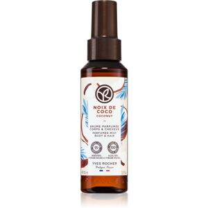Yves Rocher Bain de Nature parfémovaný sprej na tělo a vlasy pro ženy Coconut 100 ml
