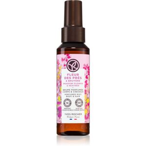 Yves Rocher Bain de Nature parfémovaný sprej na tělo a vlasy pro ženy Meadow Flower & Heather 100 ml