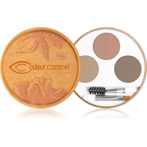 Couleur Caramel Eyebrow Kit paleta pro líčení obočí odstín Pro Blondýnky 2.4 g