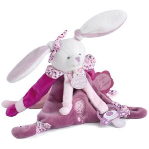 Doudou Gift Set Bunny with Soother Clip plyšová hračka s klipem 1 ks