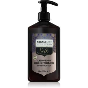 Arganicare Silk Protein Leave-In Conditioner bezoplachový kondicionér pro kudrnaté vlasy 400 ml