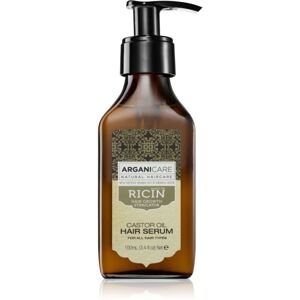 Arganicare Ricin Castor Oil Hair Serum vlasové sérum pro všechny typy vlasů 100 ml