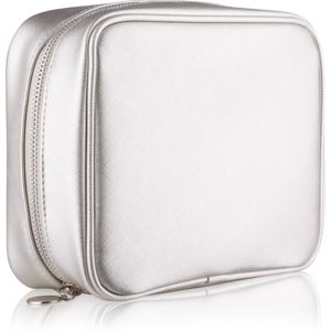 Notino Basic cestovní kosmetická taška dámská stříbrná (21 × 6,5 × 16,5 cm)