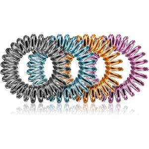 BrushArt Hair Rings Colour gumičky do vlasů 4 ks Mix 4 ks