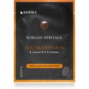 KORIKA Korean Heritage plátýnková maska s rozjasňujícím účinkem 25 g