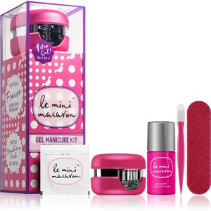 Le Mini Macaron Gel Manicure Kit Strawberry Pink kosmetická sada IV. (na nehty) pro ženy