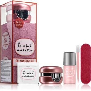 Le Mini Macaron Gel Manicure Kit Rose Gold kosmetická sada IX. (na nehty) pro ženy