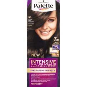 Schwarzkopf Palette Intensive Color Creme permanentní barva na vlasy odstín 4-0 N3 Medium Brown