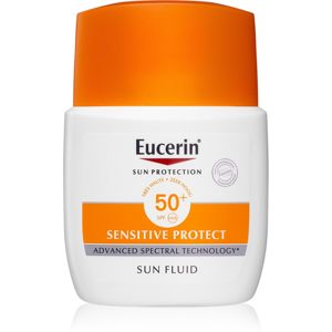 Eucerin Sun Sensitive Protect ochranný matující fluid na obličej SPF 50+ 50 ml