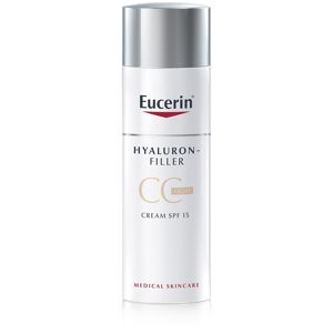 Eucerin Hyaluron-Filler CC krém proti hlubokým vráskám SPF 15 odstín Light/Natural 50 ml