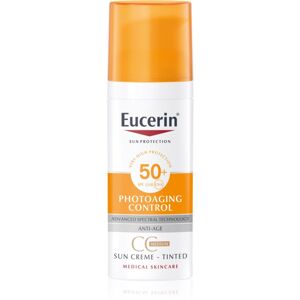 Eucerin Sun Photoaging Control CC krém na opalování SPF 50+ odstín Medium 50 ml