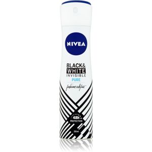 Nivea Invisible Black & White Pure antiperspirant ve spreji pro ženy 150 ml