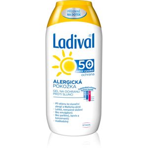 Ladival Alergická pokožka ochranný krémový gel na opalování proti sluneční alergii SPF 50+ 200 ml