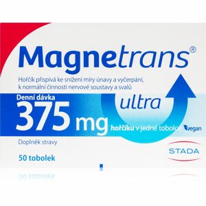 Magnetrans Ultra 375mg doplněk stravy s vysokým obsahem hořčíku 50 ks