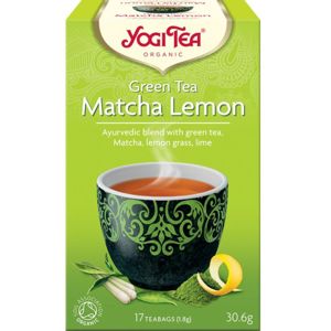 Yogi Tea Bio zelený čaj matcha - citrón 17 x 1,8 g
