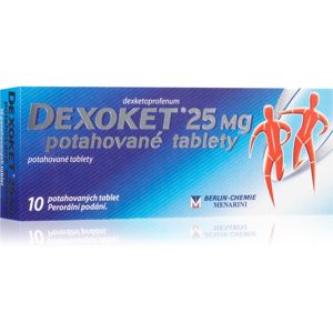 Dexoket Dexoket 25 mg 10 ks