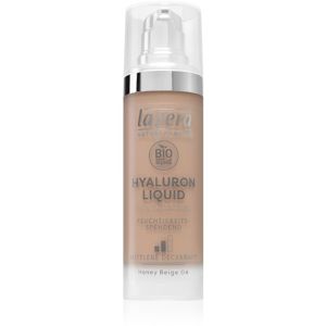 Lavera Hyaluron Liquid Foundation lehký make-up s kyselinou hyaluronovou odstín 04 Honey Beige 30 ml