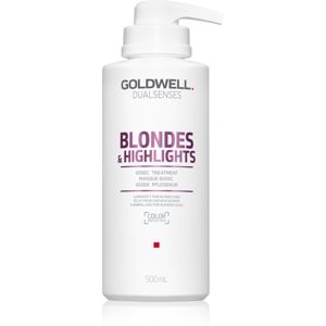 Goldwell Dualsenses Blondes & Highlights regenerační maska neutralizující žluté tóny 500 ml