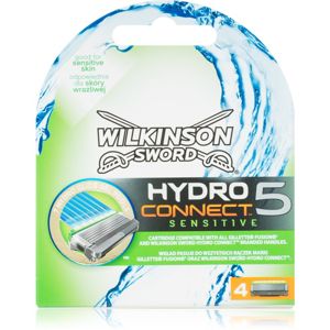 Wilkinson Sword Hydro Connect 5 náhradní břity pro citlivou pleť 4 ks