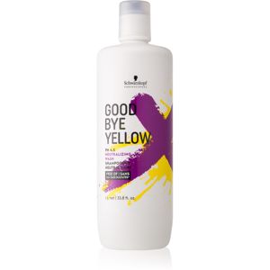 Schwarzkopf Professional Goodbye Yellow šampon neutralizující žluté tóny pro barvené a melírované vlasy 1000 ml