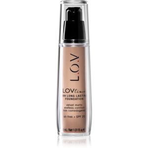 L.O.V. LOVtime dlouhotrvající make-up SPF 20 odstín 070 Warm Bronze 30 ml