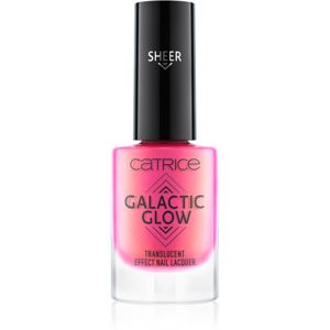 Catrice Galactic Glow Transluscent Effect lak na nehty s holografickým efektem odstín 5 WATCH OUT! UNIVERSE BLAZE 8 ml