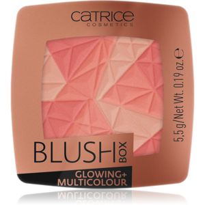 Catrice Blush Box Glowing + Multicolour rozjasňující tvářenka odstín 010 Dolce Vita 5.5 g
