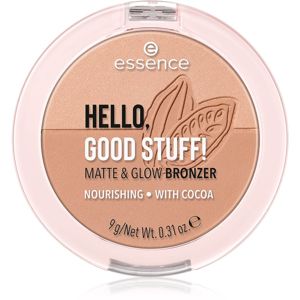 Essence Hello, Good Stuff! Matte & Glow bronzující pudr odstín 10 Cocoa-Cool