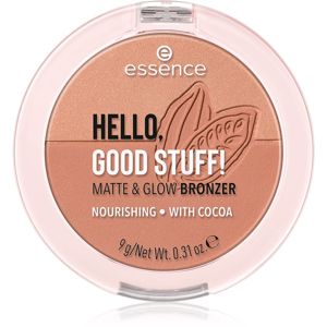Essence Hello, Good Stuff! Matte & Glow bronzující pudr odstín 20 Cocoa-Kissed