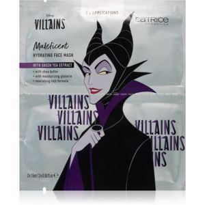Catrice Disney Villains Maleficent pleťová maska s výtažkem zeleného čaje 2 x 15 ml