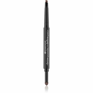 Essence Brow Powder & Define Pen precizní tužka na obočí odstín 02 Warm Dark Brown 0,4 g
