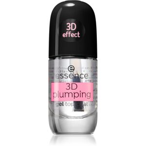 Essence 3D Plumping gelový vrchní lak na nehty 8 ml