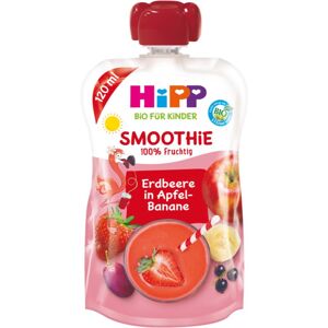 Hipp BIO Smoothie jablko - banán - červené ovoce ovocný příkrm 120 ml