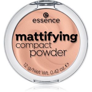 Essence Mattifying kompaktní pudr s matným efektem odstín 04 Perfect beige 12 g