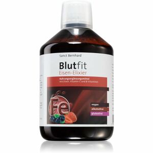 Sanct Bernhard Blutfit Elixír železa doplněk stravy pro podporu krvetvorby 500 ml