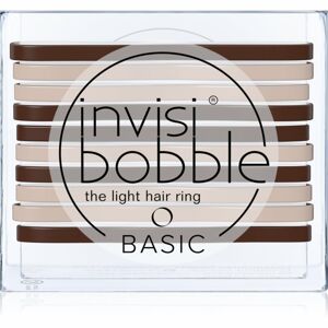 invisibobble Basic tenké gumičky do vlasů Mocca And Cream 10 ks
