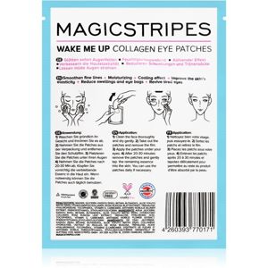 MAGICSTRIPES Wake Me Up kolagenová maska na oční okolí proti známkám únavy 1 ks