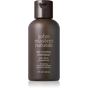 John Masters Organics Citrus & Geranium Daily Nourishing Shampoo vyživující šampon vegan citrus 60 ml