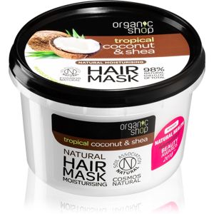 Organic Shop Natural Coconut & Shea intenzivní vlasová maska s hydratačním účinkem 250 ml