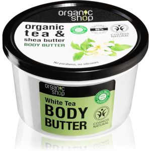 Organic Shop Organic Tea & Shea Butter intenzivně hydratační tělové máslo 250 ml