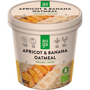 Auga Apricot & Banana Oatmeal BIO celozrnná ovesná kaše v BIO kvalitě 60 g