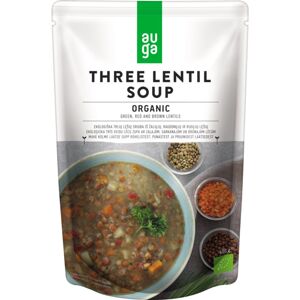 Auga Three Lentil Soup BIO hotová polévka v BIO kvalitě 400 g