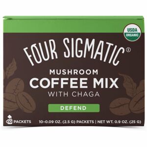 Four Sigmatic Defend Mushroom Coffee Mix with Chaga adaptogenní káva instantní 10x2,5 g