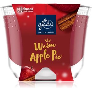 GLADE Warm Apple Pie vonná svíčka s vůní Apple, Cinnamon, Baked Crisp 224 g