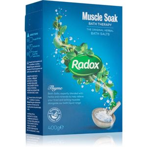 Radox Muscle Soak sůl do koupele pro uvolnění svalů Thyme 400 g