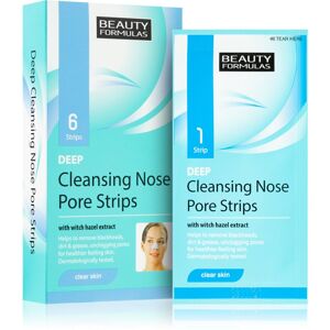 Beauty Formulas Clear Skin čisticí pásky na nos 6 ks
